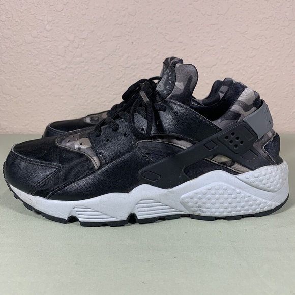 Nike Air Huarache Run Camo Print Sneaker Women’s Sz 8 - Picture 4 of 10